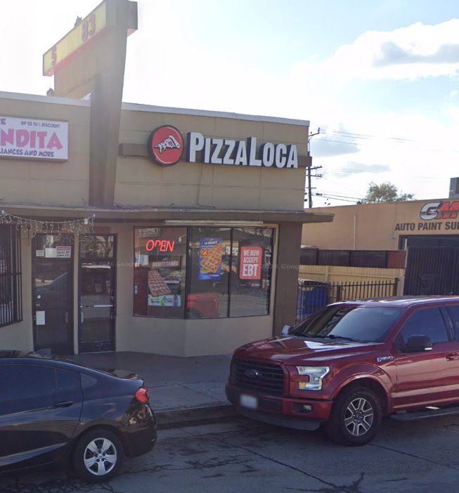 PizzaLoca South Gate storefront